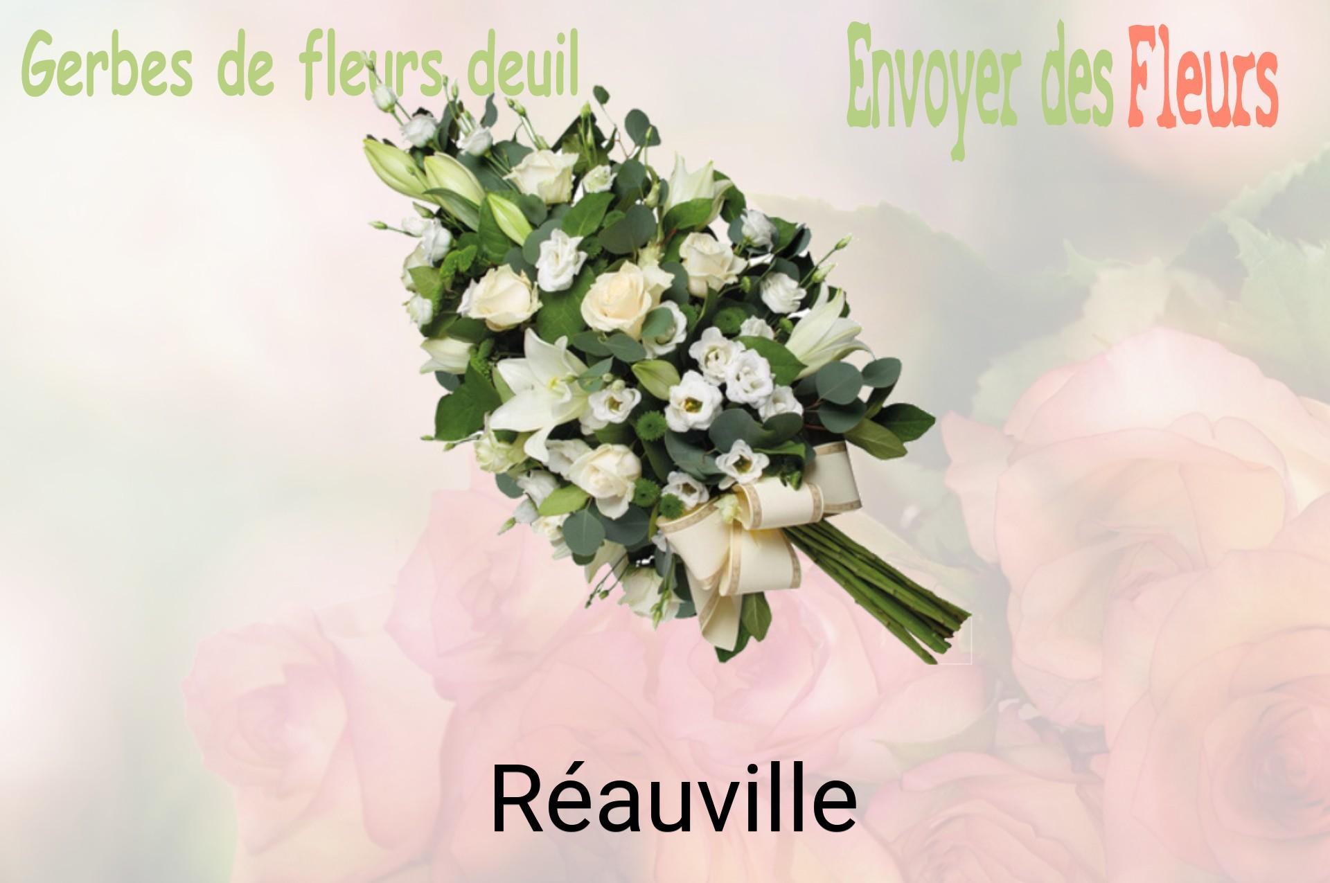 Gerbe de fleurs de deuil livrée à Réauville